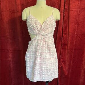 NWT Zara Seersucker Sleeveless Dress